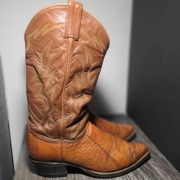 Tony Lama | Shoes | Tony Lama Mens Ostrich Cowboy Boots Sz 7  display picture 1